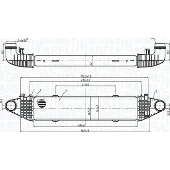 Chladič motoru Chladič turba MAGNETI MARELLI 351319206250