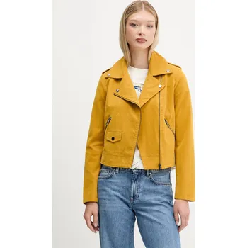 Dámská casual bunda Křivák Desigual MUST 25WWEW69 žlutá 18X, vel. XS