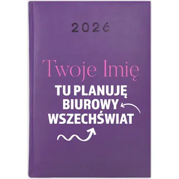 Kalendář Knihový kalendář 2026 A5 fialový