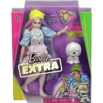 Panenka Panenka Barbie Fashionistas Extra s pejskem GVR05
