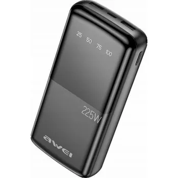 Powerbanka Powerbanka Awei AWEI PowerBank P13K 20000mAh 22,5W černo/černý digitální displej