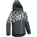 Unuo Dětská softshellová bunda s fleecem Street Žíhaná antracitová Metricon Kluk 140/146