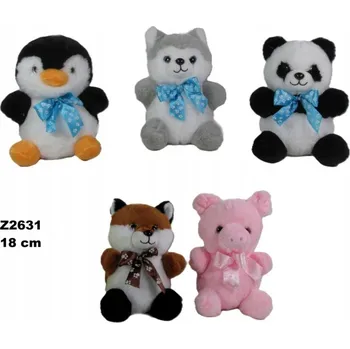 plyšák Zvířátka 18 cm MIX /Sun-Day