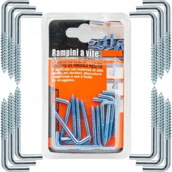 Vrták 13x HÁČEK ROVNÝ ŠROUBOVACÍ DO DŘEVA 3,5X40MM