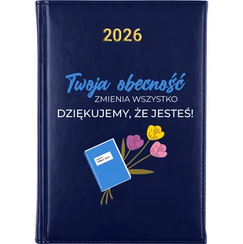 Kalendář Knižní kalendář 2026 A5 modrý