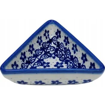 Keramická miska trojúhelník, keramika Bolesławiec