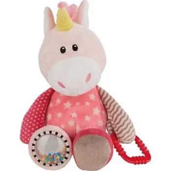 plyšák Nici jednorožec Stupsi activity měkká dětská růžová 43651 23 cm