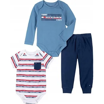 Kojenecká souprava Tommy Hilfiger kojenecká souprava 3 ks červená velikost 56