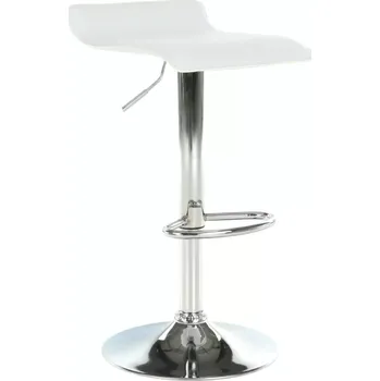Barová židle Barová židle LARIA NEW - ekokůže bílá/chrom - SLEVA 3% s kodem radost25