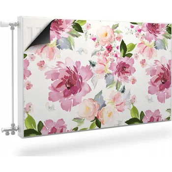 Obraz MAGNETICKÁ PODLOŽKA Akvarelové Květiny Listy 80x60