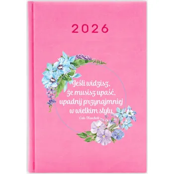 Kalendář Knižkový kalendář 2026 A5 FunnyCase modrý