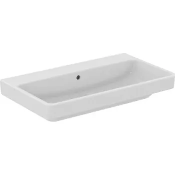 Umyvadlo Ideal Standard i.Life B Umyvadlo 82x48 cm, s přepadem, bez otvoru pro baterii, bílá