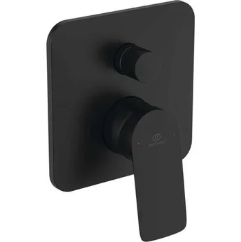 Vodovodní baterie Ideal Standard Ceralife C Baterie pod omítku, pro 2 spotřebiče, hedvábná černá