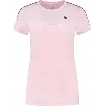 Dámské tričko DÁMSKÉ TRIČKO K-SWISS TAC HYPERCOURT ROUND NECK TOP MESH WOMEN CHERRY M