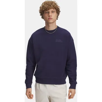 Pánská mikina Under Armour Pánská mikina UA Icon Rev Terry Crew-BL 6003942-403 Modrá MD