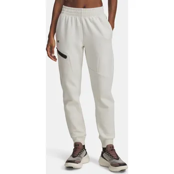 Dámské tepláky Under Armour Unstoppable Flc Jogger-W 1379846-110 Bílá MD
