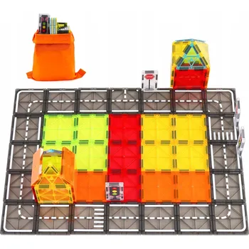 ostatní stavebnice Sada magnetických stavebních Stavebnice SucceBuy pro děti 56 Kusů