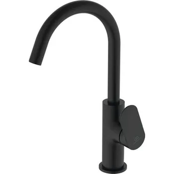 Ideal Standard Ceralife O Umyvadlová baterie s otočným výtokem a výpustí Click-Clack, hedvábná černá