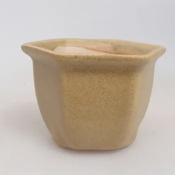 Květináč Mini bonsai miska 7 x 7 x 5 cm hnědá 1420-M25-5674