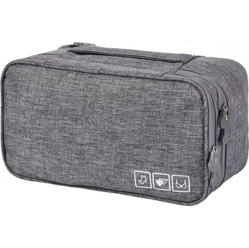 Kosmetická taštička Organizér na spodní prádlo - Šedá