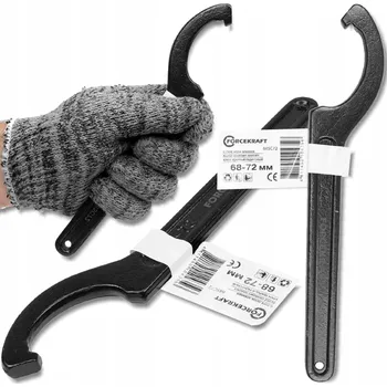 Klíč Hákový klíč 68-72mm s nosem pro matice