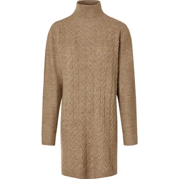 Dámské šaty esmara® Dámské úpletové šaty (béžová, M(40/42))
