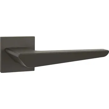 Dveřní kování TI - TIGA - HR 4154Q 5S bez spodní rozety, klika/klika T - Titan (141)