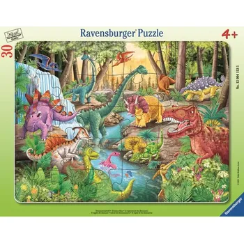 Puzzle Ravensburger puzzle Dinosauři 30 dílků