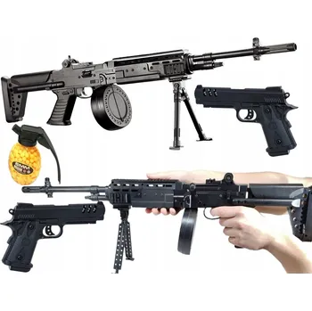 Dětská zbraň Puška Nicola Toys Puška na kuličky + pistole a kuličky