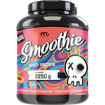 Protein Muscle Clinic Smoothie Whey 2250g Sladký Protein WPC 86% Bílkovin BROSKVOŇ