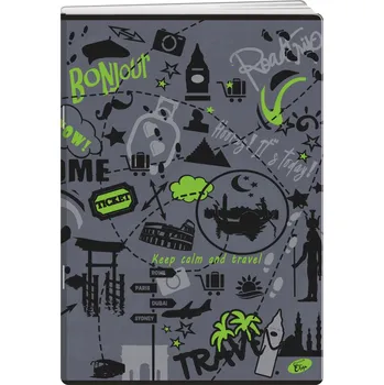 Sešit A5 s mřížkou Elisa 1 listů