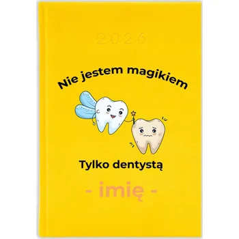 Diář Knižní diář 2026 A5 FunnyCase žlutý