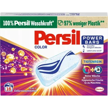 Tableta na praní Henkel Persil Color Power Bars Tablety na praní barevného prádla, 16 dávek (DE)