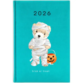 Kalendář Knižkový kalendář 2026 A5 FunnyCase modrý