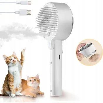 Kartáč pro zvířata SAMOČISTICÍ PARNÍ KARTÁČ PRO PSY - ELEKTRICKÝ PRO PÉČI O SRST