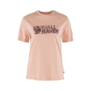 Dámské tričko Fjällräven Lush Logo T-Shirt Women Chalk Rose růžová XXS