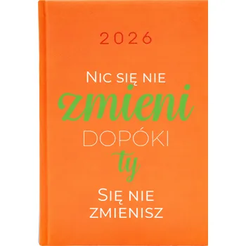 Kalendář Knižkový kalendář 2026 A5 oranžový