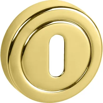 Dveřní kování TI - ROZETA - R dělená rozety BB OLV - Mosaz leštěná lakovaná (01)