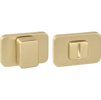 Dveřní kování MPK - ROZETA PERFECTA - RT rozety WC OLS - Mosaz broušená