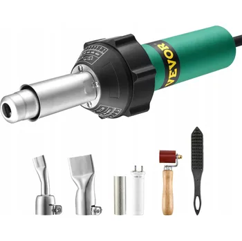Svářečka VEVOR svářečka plastů 1600W s 5 nástavci, horkovzdušná pistole