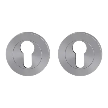 Dveřní kování GK - ROZETA - R rozety PZ BN - Broušená nerez (71)