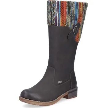 Dámské kozačky Dámské kozačky RIEKER 94692-25 hnědá W5 41