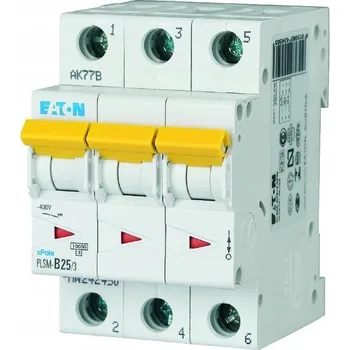 Jistič Eaton jistič 3P C 25A 10kA AC PLSM C25/3MW (242476)