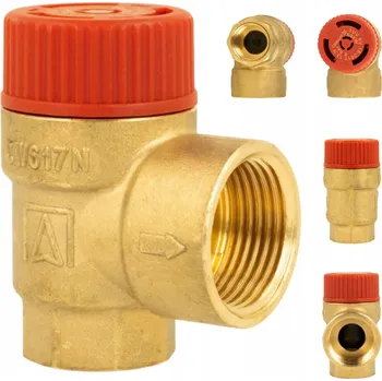 Ventil AFRISO Pojistný ventil pro topení C.O. 2 bar 42375