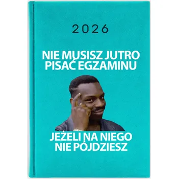 Kalendář Knižkový kalendář 2026 A5 FunnyCase modrý