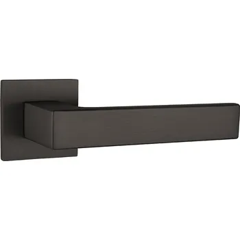 Dveřní kování TI - SQUARE - HR 4275Q 5S bez spodní rozety, klika/klika T - Titan (141)