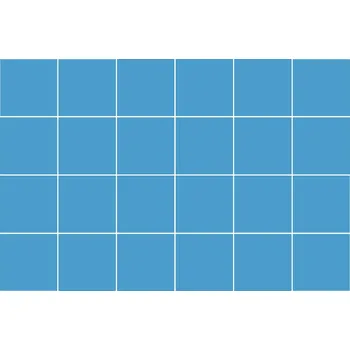 Obraz Sada dekorativních samolepek na obklady, modrá barva, 24 ks, 10 x 10 cm