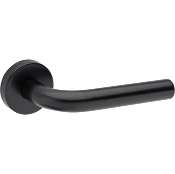 Dveřní kování TI - MONA - R 2001 klika/klika, bez spodní rozety BS - Černá matná (153)