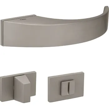 Dveřní kování TI - DEDOS - RT5 3094 rozety WC, klika/klika NP - Nikl perla (142)