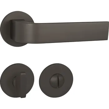 Dveřní kování TI - CINTO - R 2732 5S klika/klika, rozety WC T - Titan (141)